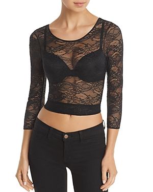Spanx Sheer Fashion Lace Crop Top | Bloomingdale's (US)