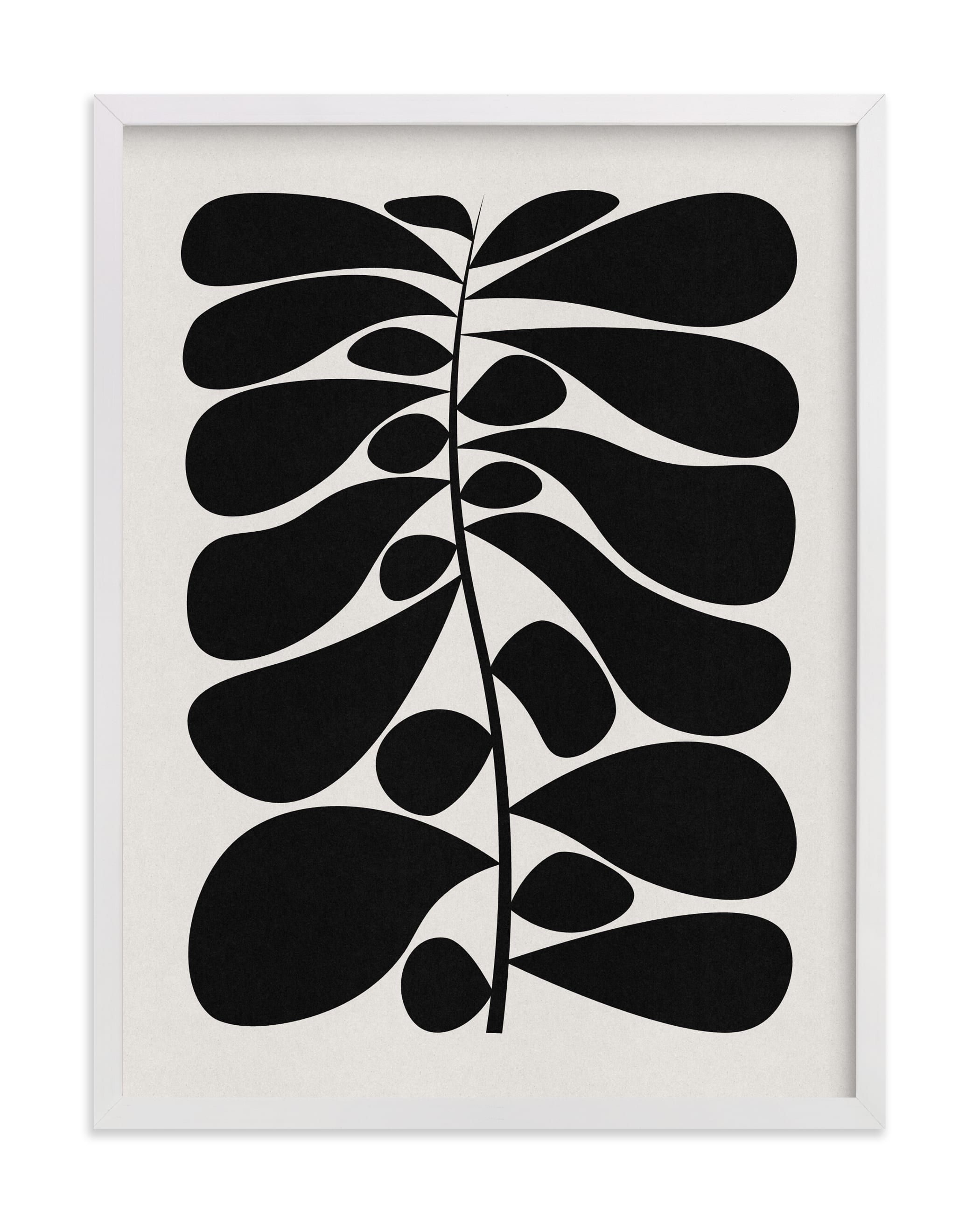 "Black Plant I" - Graphic Limited Edition Art Print by Alisa Galitsyna. | Minted