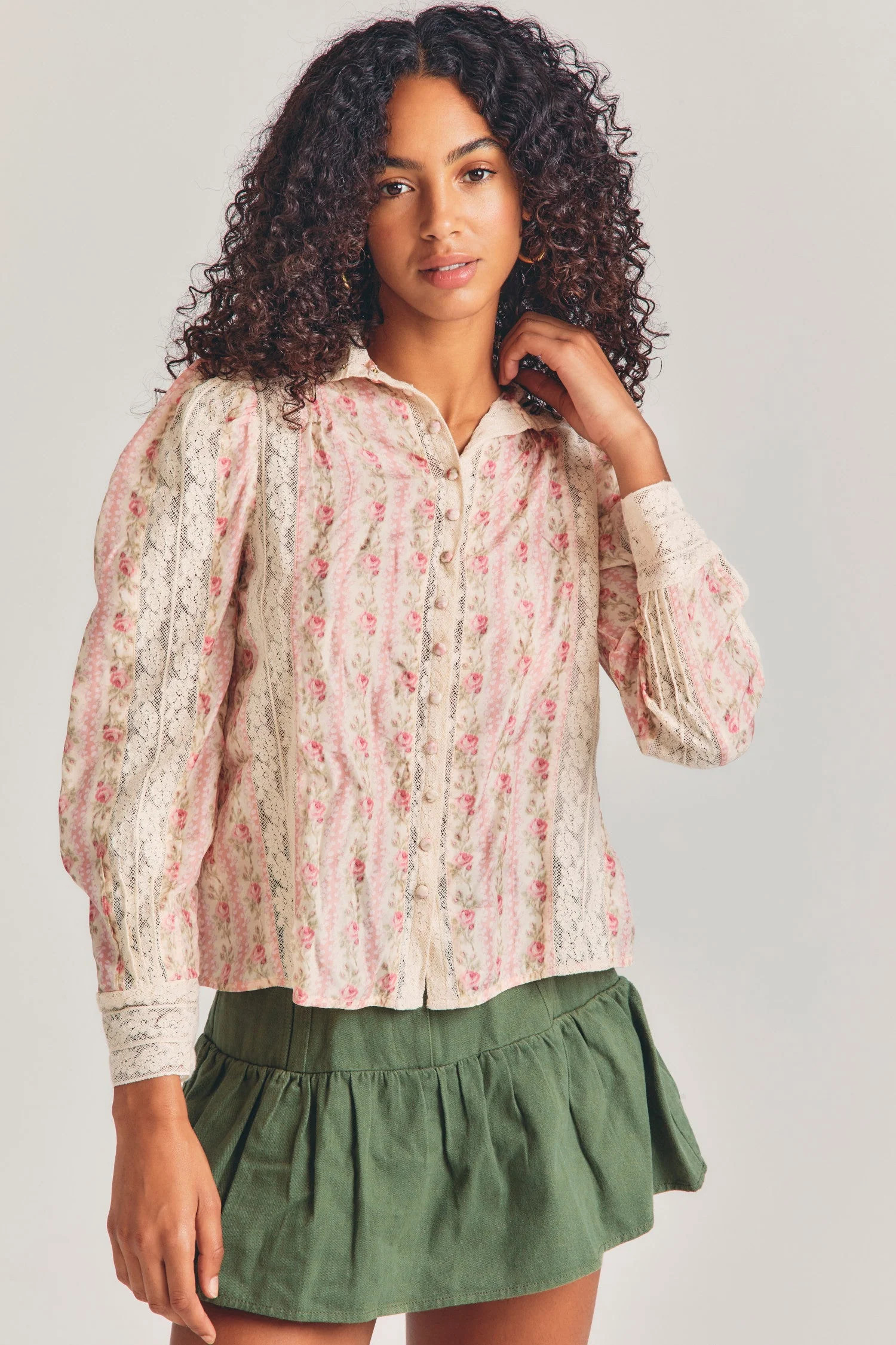 Jacque Silk Top | LOVESHACKFANCY