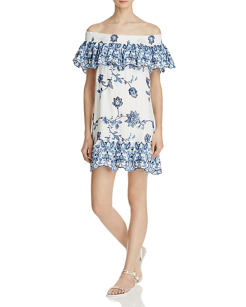 Parker Banks Off-the-Shoulder Dress | Bloomingdale's (US)