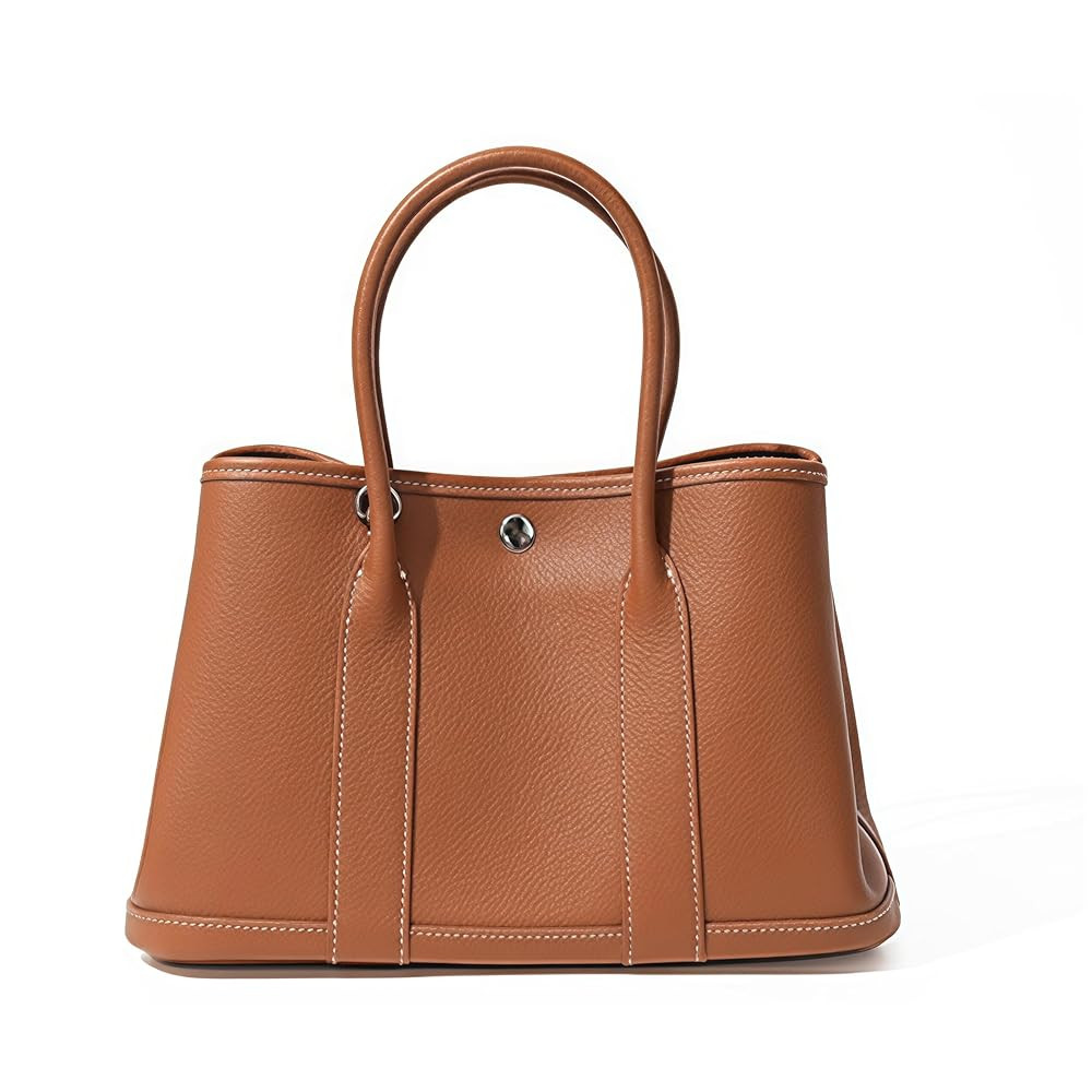 Portable Cowhide tote for women,Women's Bag Garden,Genuine Leather Tote Bag Leather Crossbody Bag | Amazon (US)