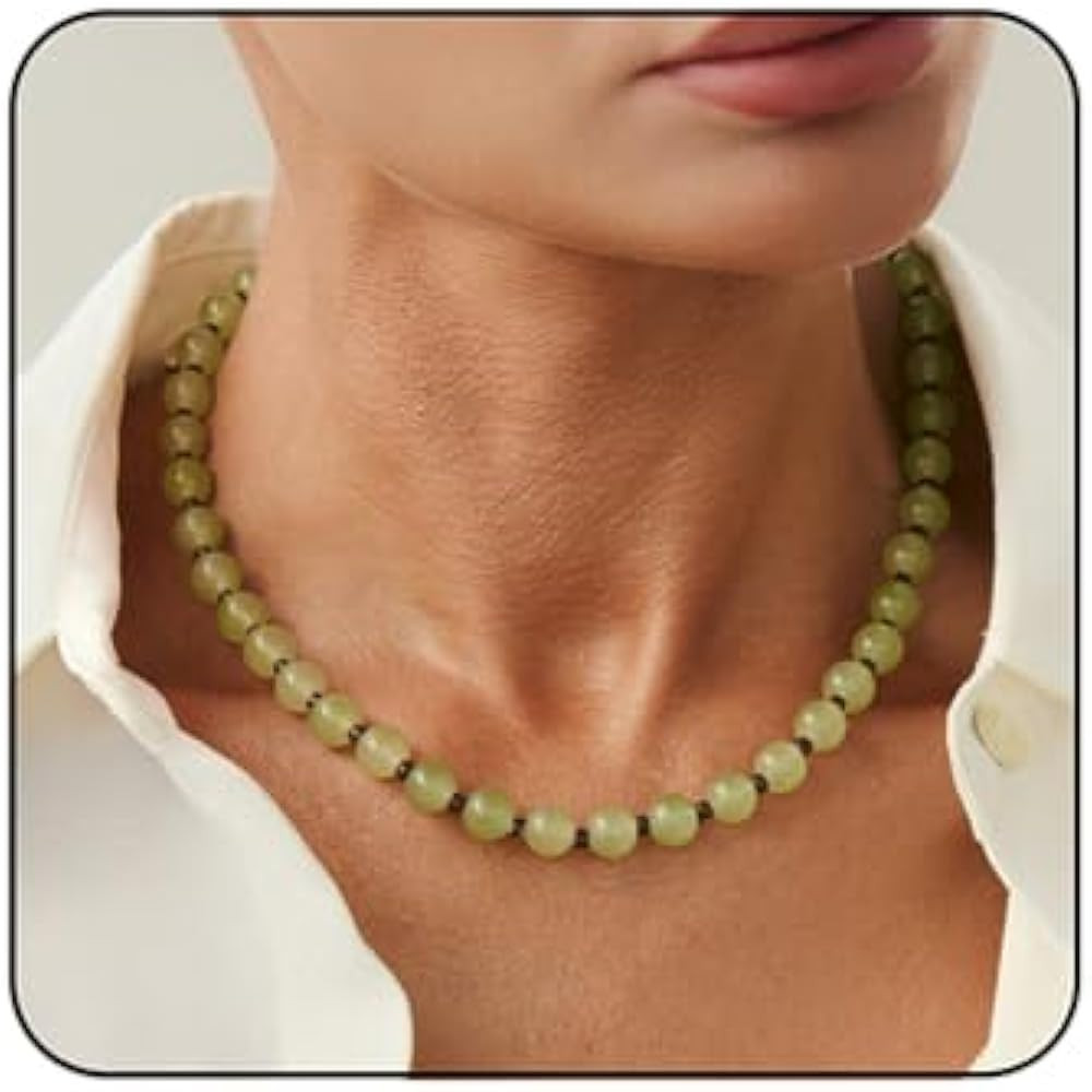 Boho Beaded Choker Necklace, Handmade Colorful Bead Necklace, Simple Fashion Jewelry for Women, S... | Amazon (US)