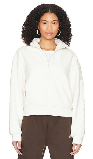 Micro Sherpa Solstice Coverup in Ivory | Revolve Clothing (Global)