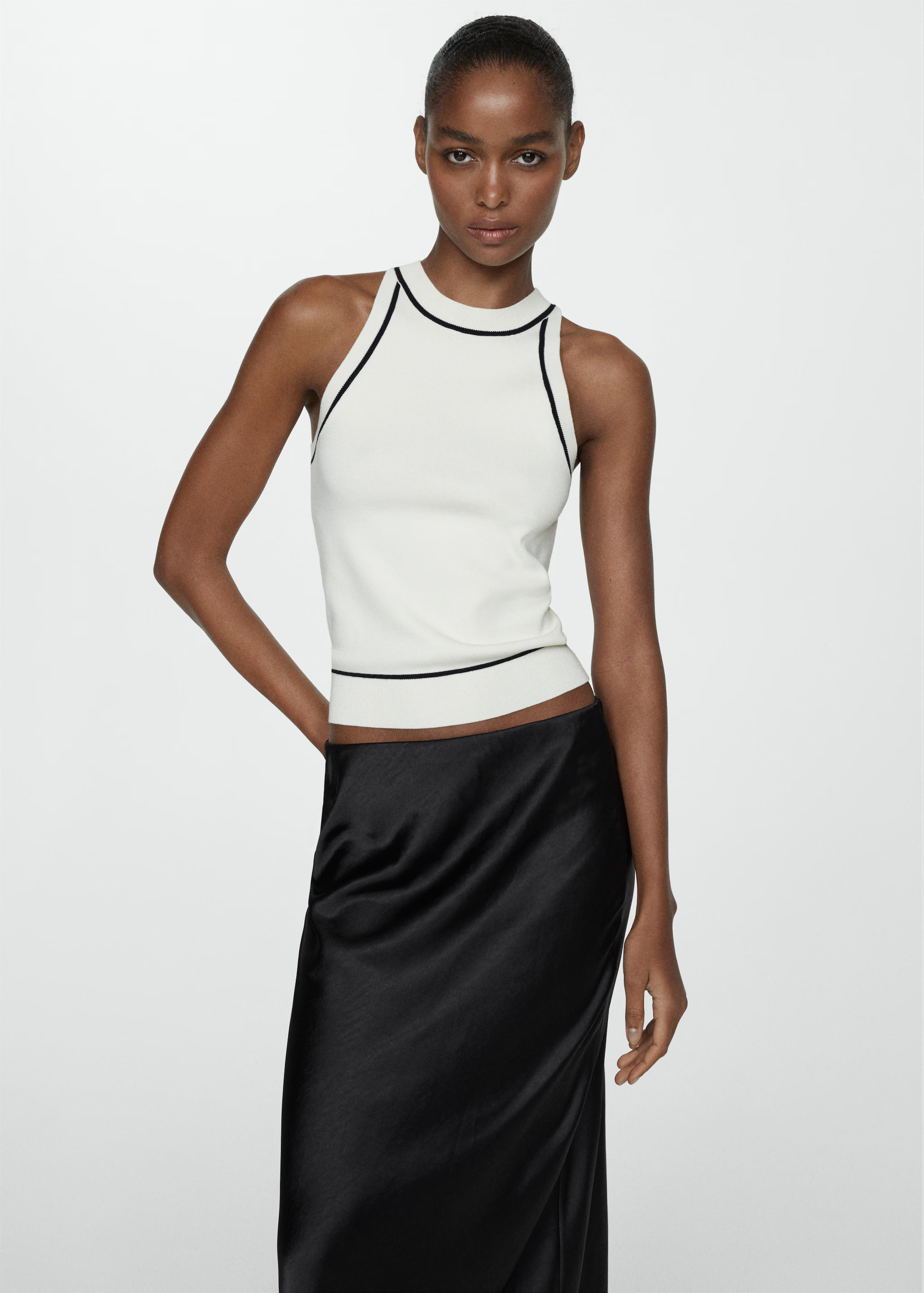 Midi satin skirt | MANGO (US)
