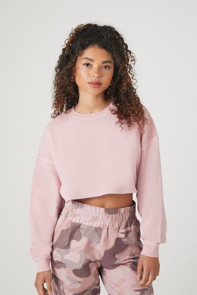 Cropped French Terry Pullover | Forever 21 | Forever 21 (US)