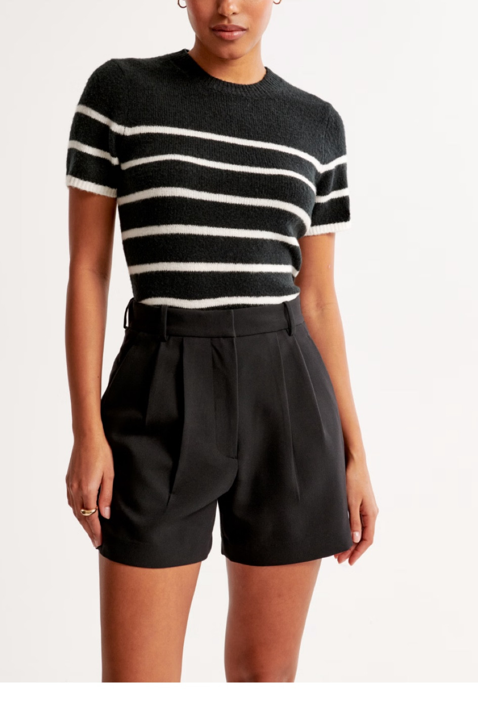 Chic sweater and trouser short 

#LTKworkwear #LTKstyletip #LTKU