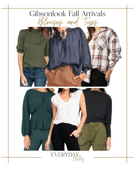 Gibsonlook new fall arrivals 

Save 10% at Gibsonlook with code HOLLY10

Fall  Fall fashion  Blouse  Top  Sweater  Plaid  Button down  Short sleeve  Long sleeve  V-neck  Slouchy  Tee  Jewel tone  Tie neck  Neutral  Autumn  Workwear  Gibsonlook

#LTKSeasonal #LTKstyletip #LTKworkwear