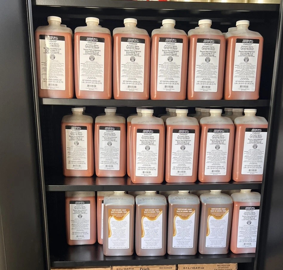 STARBUCKS SEASONAL PUMPKIN SPICE FLAVOURED SAUCE  SEALED December 24 | eBay US