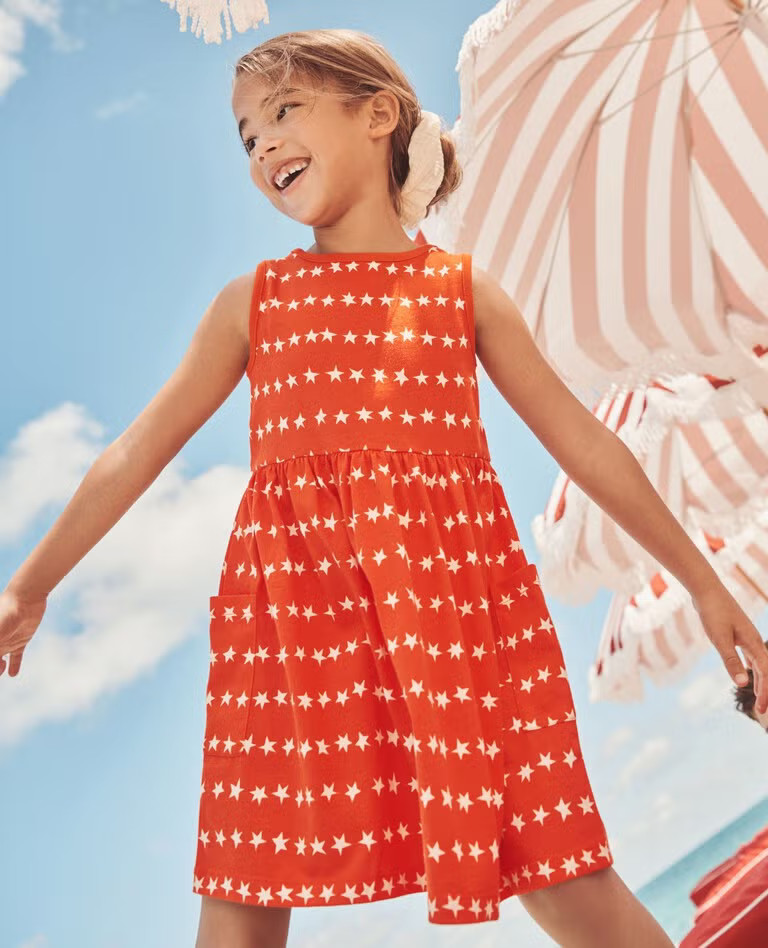 Sleeveless Playground Dress with Pockets | Hanna Andersson