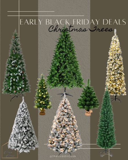 Walmart Early Black Friday Deal- Christmas Tree Edition!

Christmas trees, pre-lit trees, flocked tree, skinny tree, small tree, home decor, Christmas decor 

#LTKHolidaySale #LTKHoliday #LTKhome