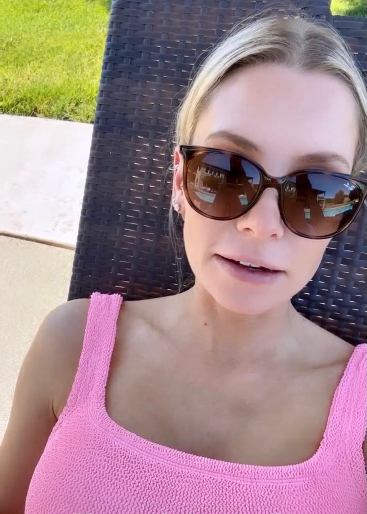 Hanging out by the pool. #summer #swim #summeroutfit

#LTKSeasonal #LTKSwim