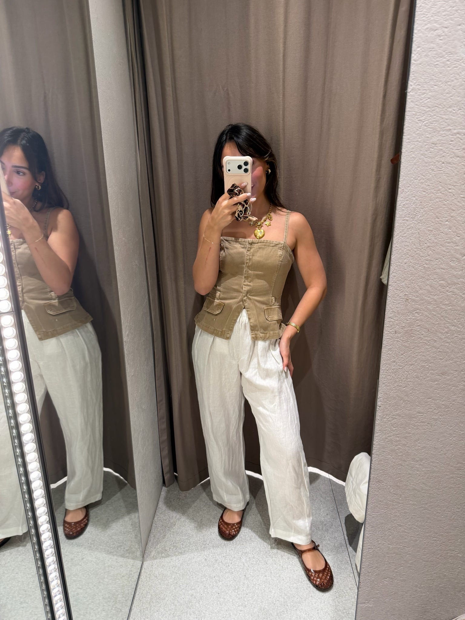 So obsessed with this top and these pants! So flattering and the perfect staple pieces  

#LTKPetite