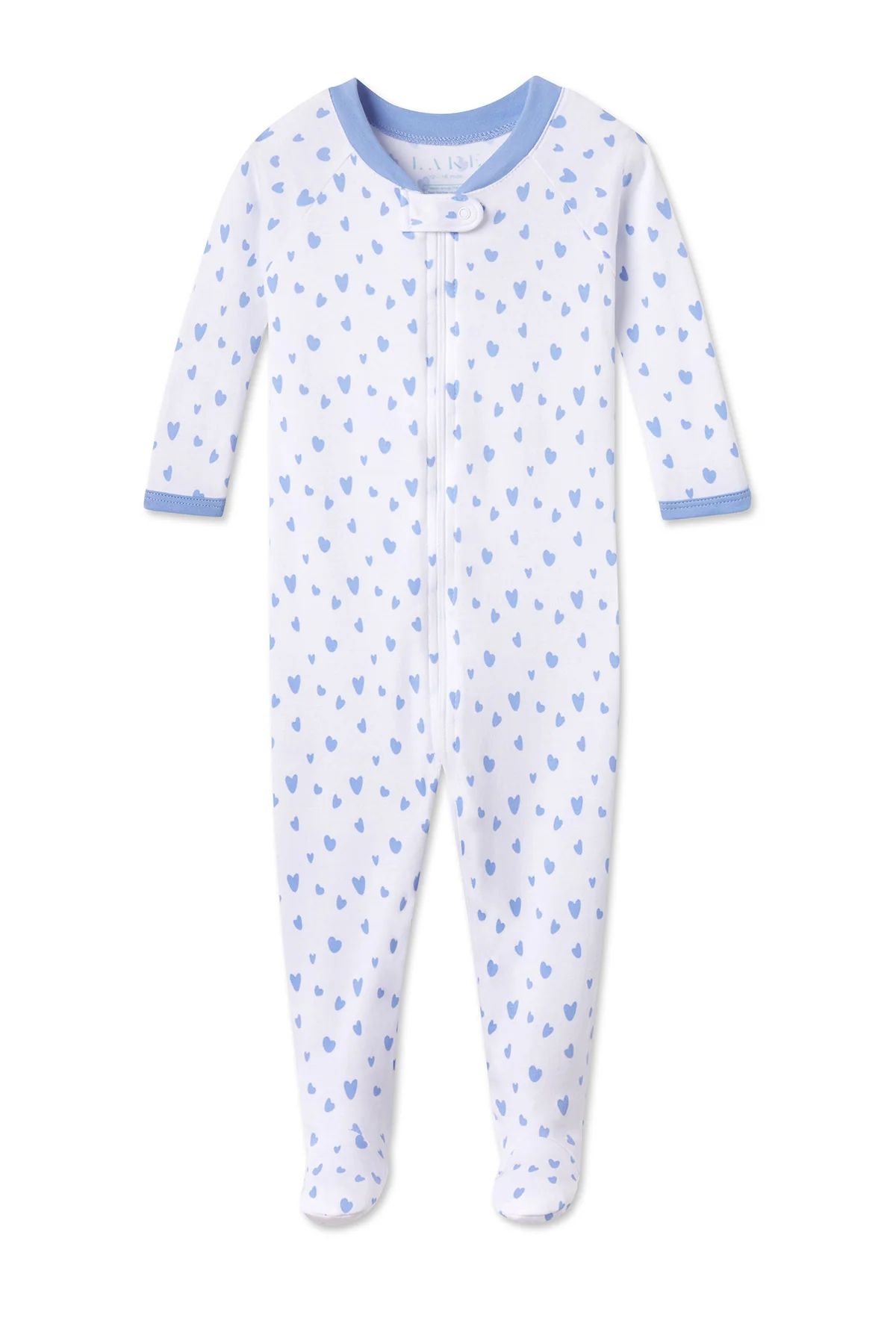 Baby Sleeper in Hydrangea Mini Heart | Lake Pajamas
