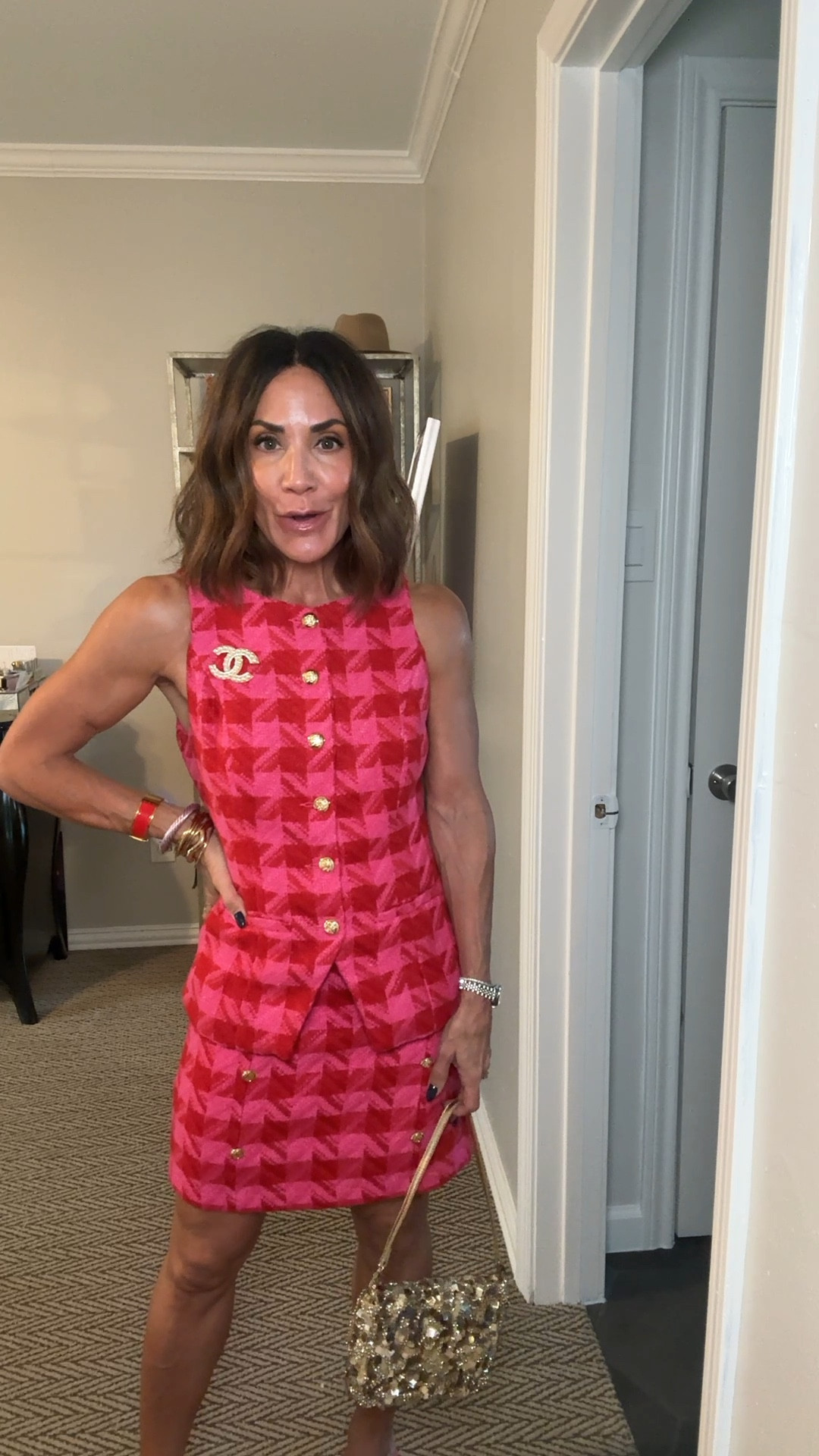 Brunch outfit 
Wearing size small in both pieces 
VICI code courtneyz35 

#LTKOver40 #LTKPetite #LTKdayinmylife