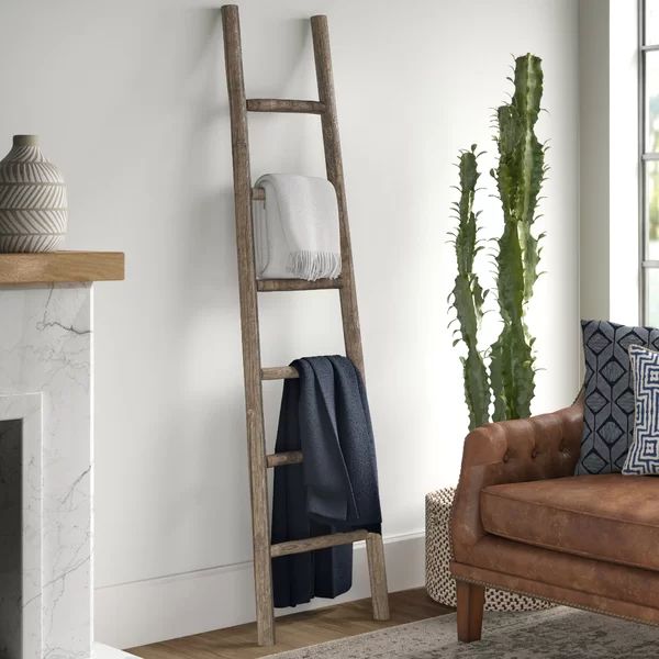 Wooden 6 ft Blanket Ladder | Wayfair North America