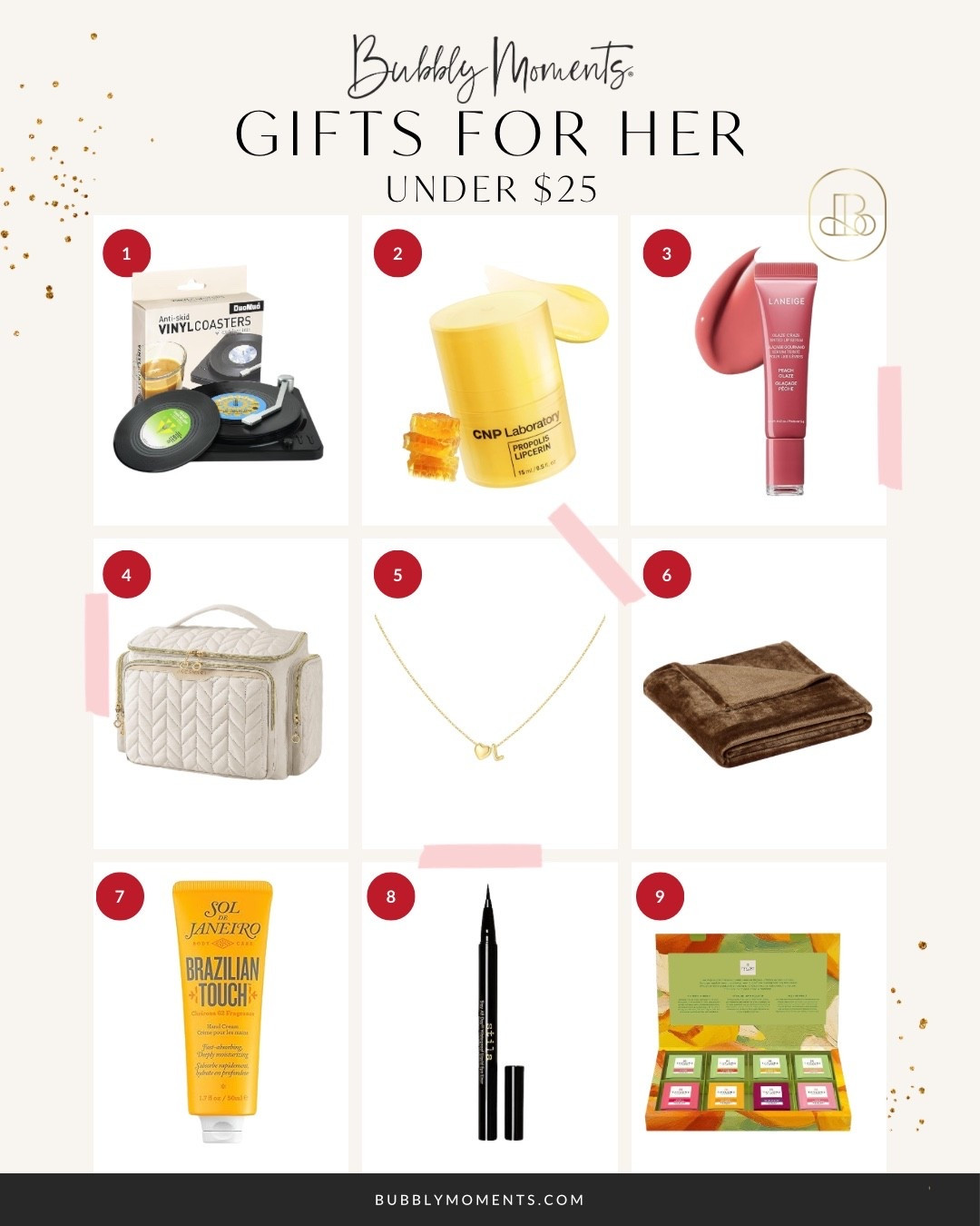 If you’re looking for meaningful gifts that feel special without the high price tag, this edit is it 💕 These under-$25 finds are perfect for friends, coworkers, sisters, moms, or a little self-care treat for yourself. Cozy, beauty-forward, and everyday-use favorites that make gifting effortless and fun. Save this post and tap to shop all the budget-friendly picks in one place.
#giftideasforher #ltkholidaygifts #under25finds #budgetgiftideas #affordableluxury #giftguide #ltkgifting #selfcarefinds #beautygifts #cozygifts #presentideas #ltkshopping #giftfavorites #easygifting #ltktrending #giftwishlist #shopltk

#LTKHoliday #LTKGiftGuide #LTKFindsUnder50