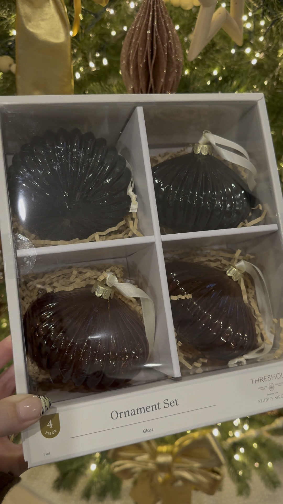 Beautiful glass ornaments from Target 

#LTKStyleTip #LTKSeasonal #LTKHoliday