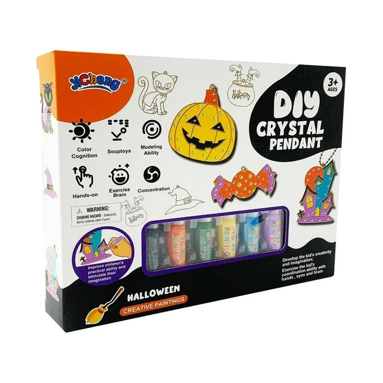 Zvmxot Halloween Decorations Halloween DIY Crystal Paint Arts and Crafts Set Three Dimensional Ba... | Walmart (US)