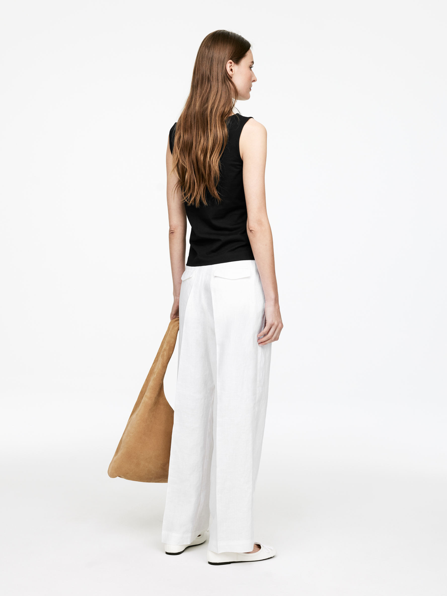 Boat Neck Tank Top – Black – Women – ARKET GB | Arket UK