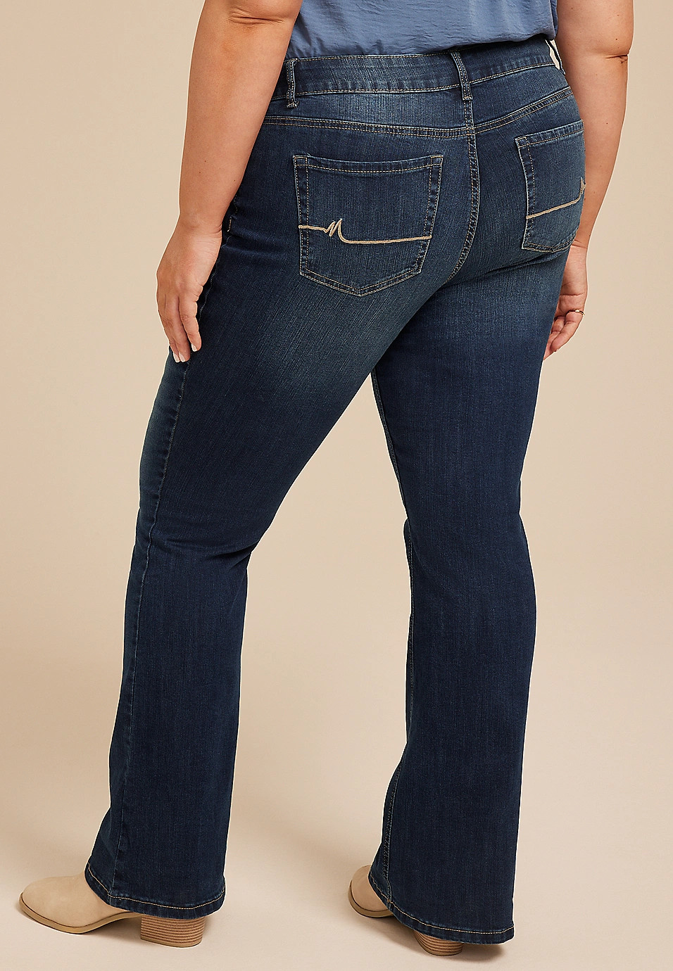 Plus Size m jeans by maurices™ Classic Flare Mid Rise Jean | Maurices