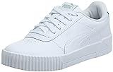 PUMA Women's Carina Sneaker, Puma White-puma White-puma Silver, 6 US | Amazon (US)