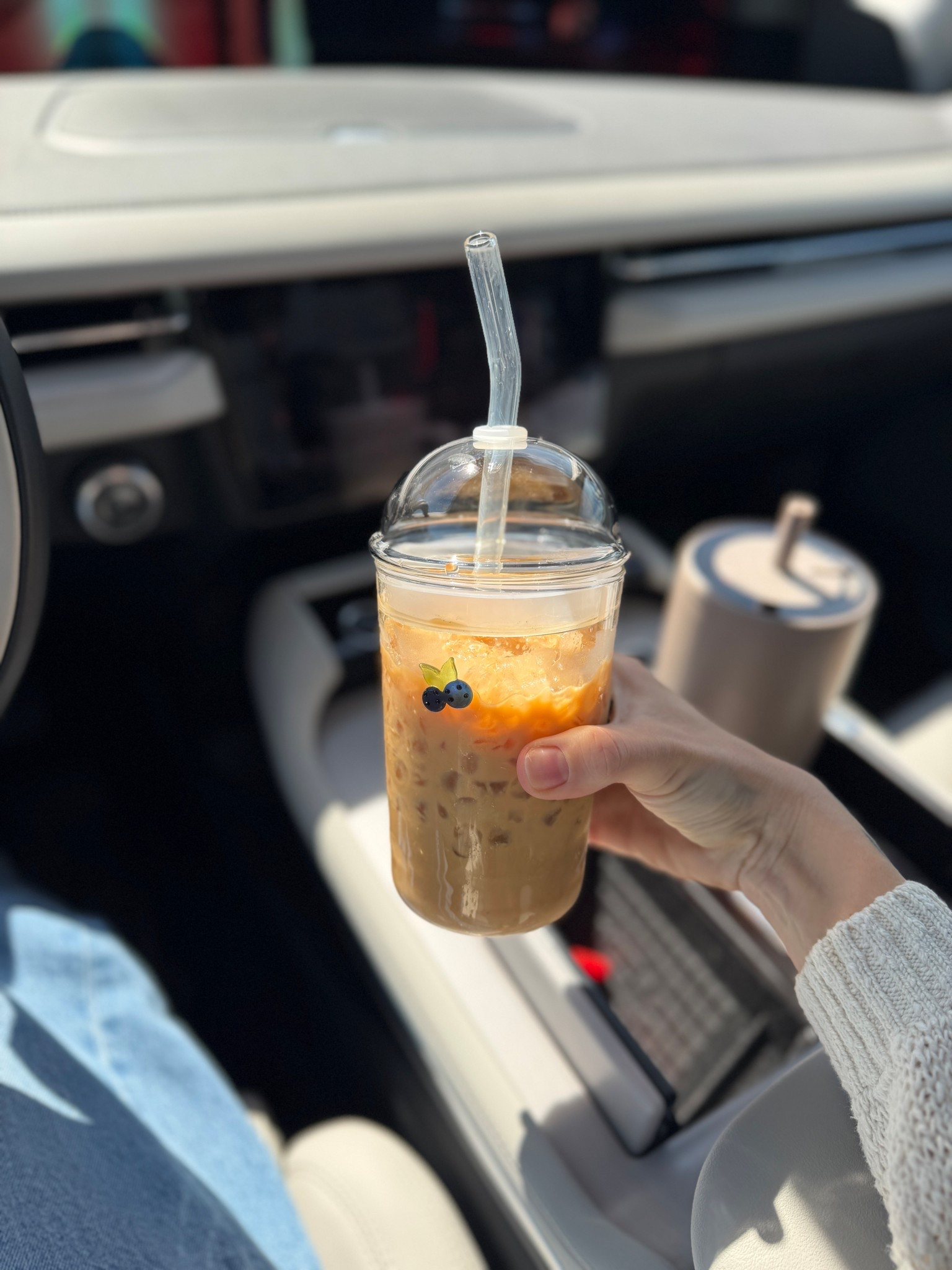 The cutest blueberry icon glass cup, perfect size for ice coffee. Only $8.97!

#LTKHome #LTKSeasonal