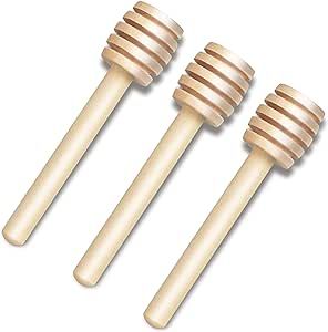 DESIOLE Wooden Honey Mixing Stirrer 3Pcs Mini Honey Dipper Sticks Honey Spoon | Amazon (US)