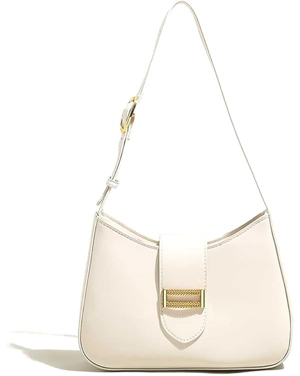 Sanxiner Classic Shoulder Bag,Retro Small Purse,Tote Bag for Women with Zipper Closure | Amazon (US)