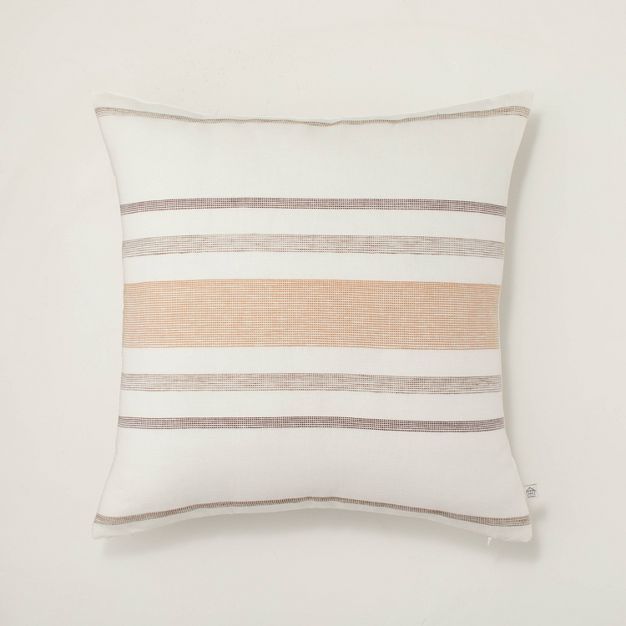 Large Center Stripe Throw Pillow - Hearth & Hand™ with Magnolia | Target