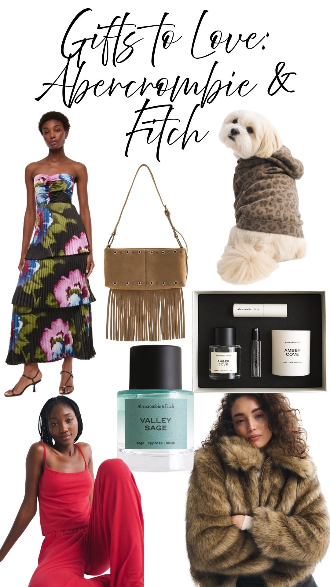 Gifts to love from Abercrombie! 🎁✨
Sharing my favorite fashion, fragrance, and cozy picks — perfect for holiday gifting or treating yourself. From chic dresses to cozy outerwear and even a cute pup sweater, these finds are too good to miss. Tap to shop your favorites! 

#LTKGiftGuide #LTKHoliday #LTKCyberWeek