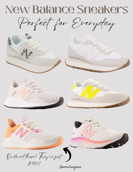 New balance sneakers for everyday! 
Neutral tone sneakers 
Athletic shoes 
Workout shoes 
Casual sneakers 

#LTKshoecrush #LTKfit #LTKunder100