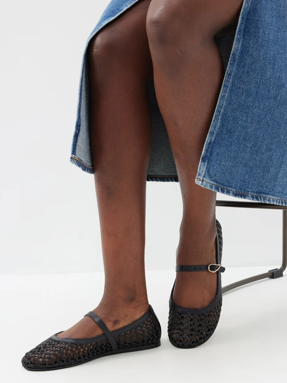 Aerati raffia ballet flats | Ancient Greek Sandals | Matches (US)