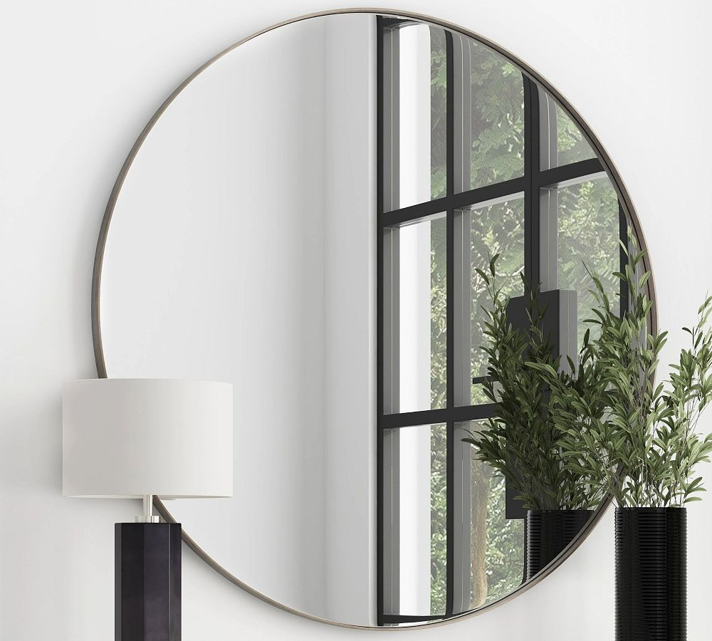 Windsor Round Wall Mirror 60" | Pottery Barn (US)