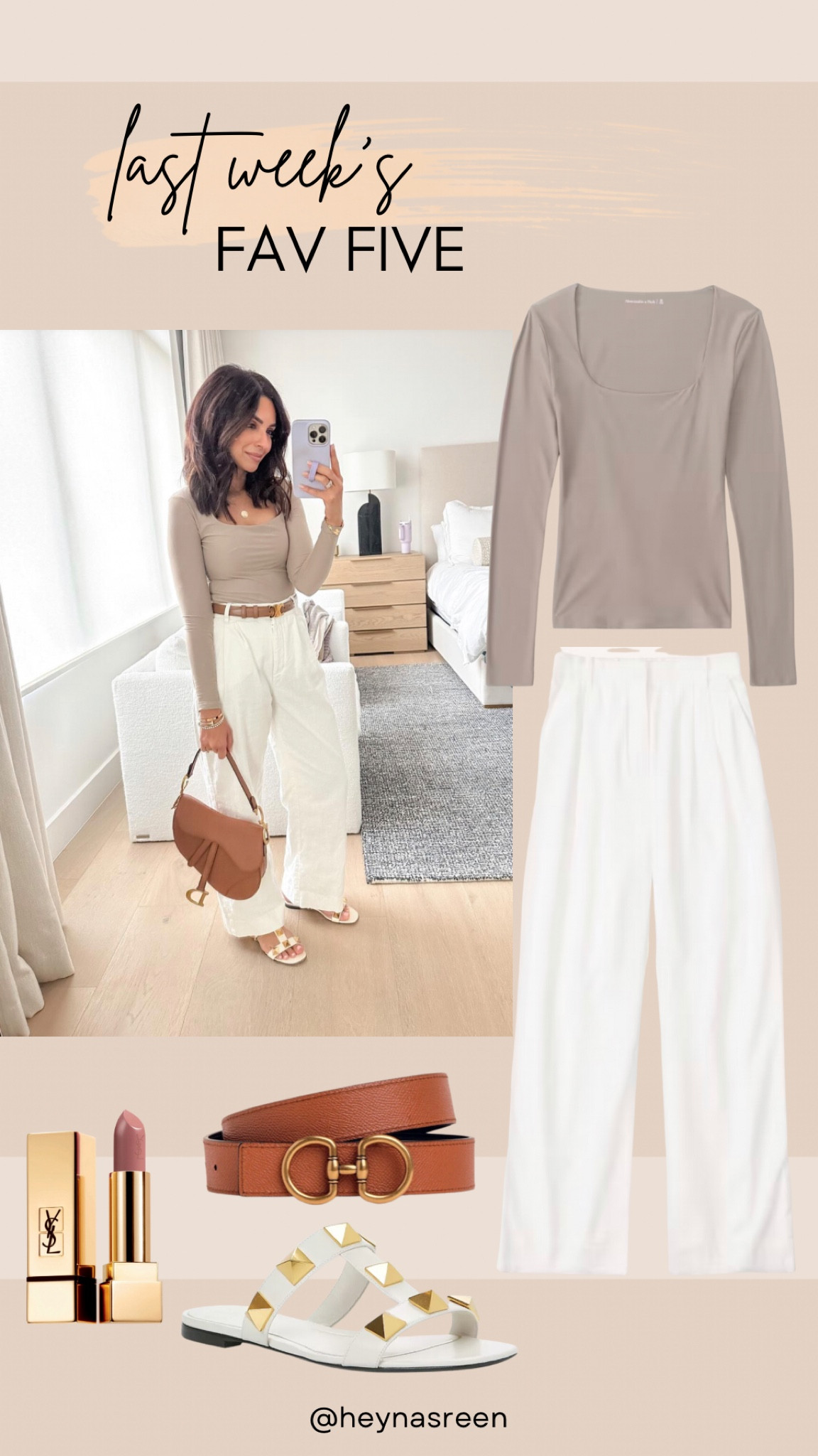 Fav 5 featuring Abercrombie shirt & wide leg linen pants, a staple in my closet!

#LTKstyletip