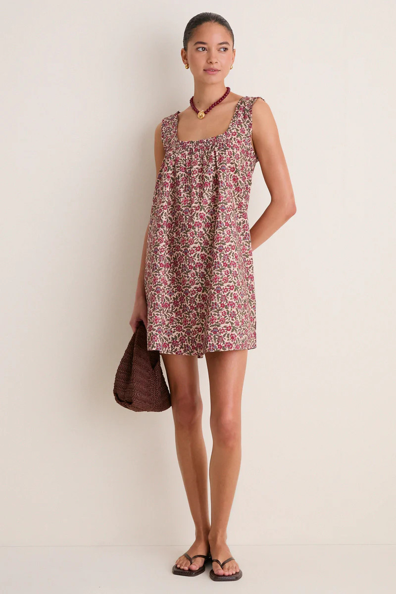 Framboise Floral Captiva Mini Dress | Tuckernuck (US)
