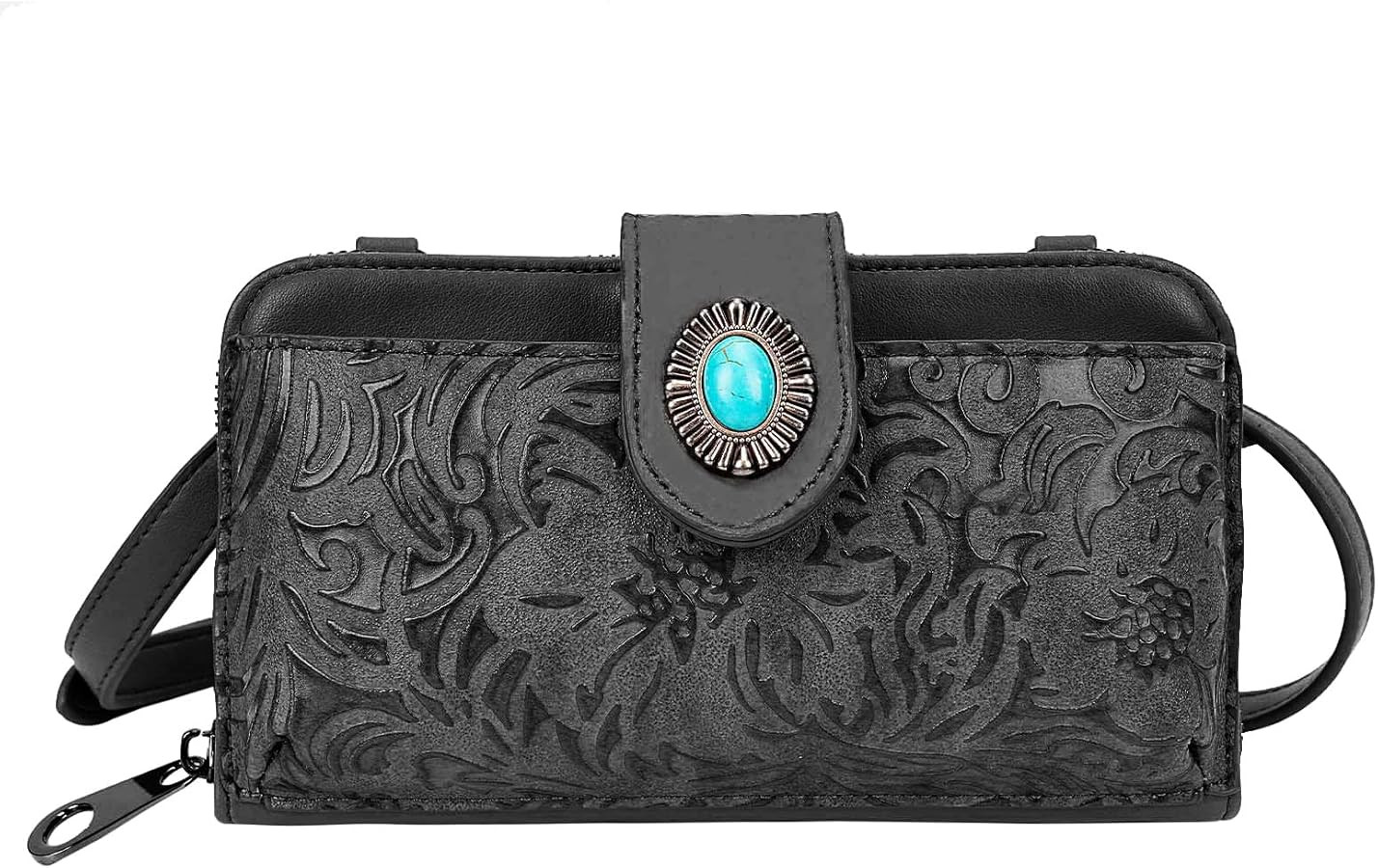 Women's Turquoise Crossbody Handbag Wallet Purse Clutch | Amazon (US)