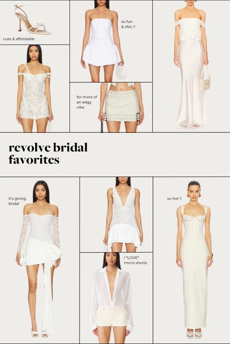 revolve bridal favorites | white dresses, bridal shower white dress, lace white dress, bachelorette party white dress #bridaledit #bridaldress #bridal

#LTKStyleTip #LTKWedding #LTKFindsUnder100