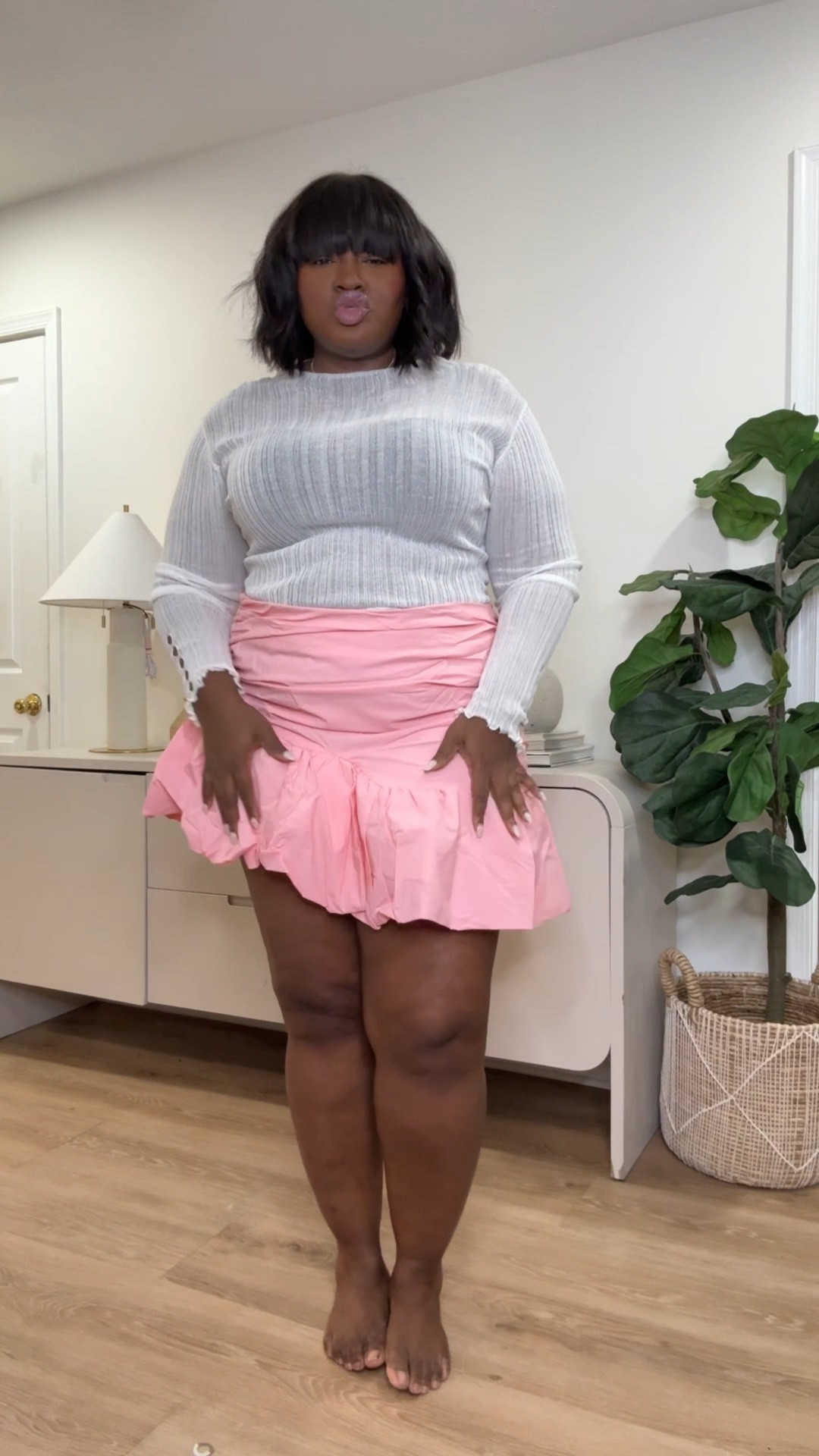 If your mini skirts feel predictable, try texture and shape. This KBB by KAHLANA skirt adds dimension that instantly upgrades your outfit. #BlousonMiniSkirt #PinkMiniSkirt #BubbleHem #SpringOutfitIdeas #PlusSizeFashion #BlackOwnedBrand 

#LTKSeasonal #LTKootd #LTKPlusSize