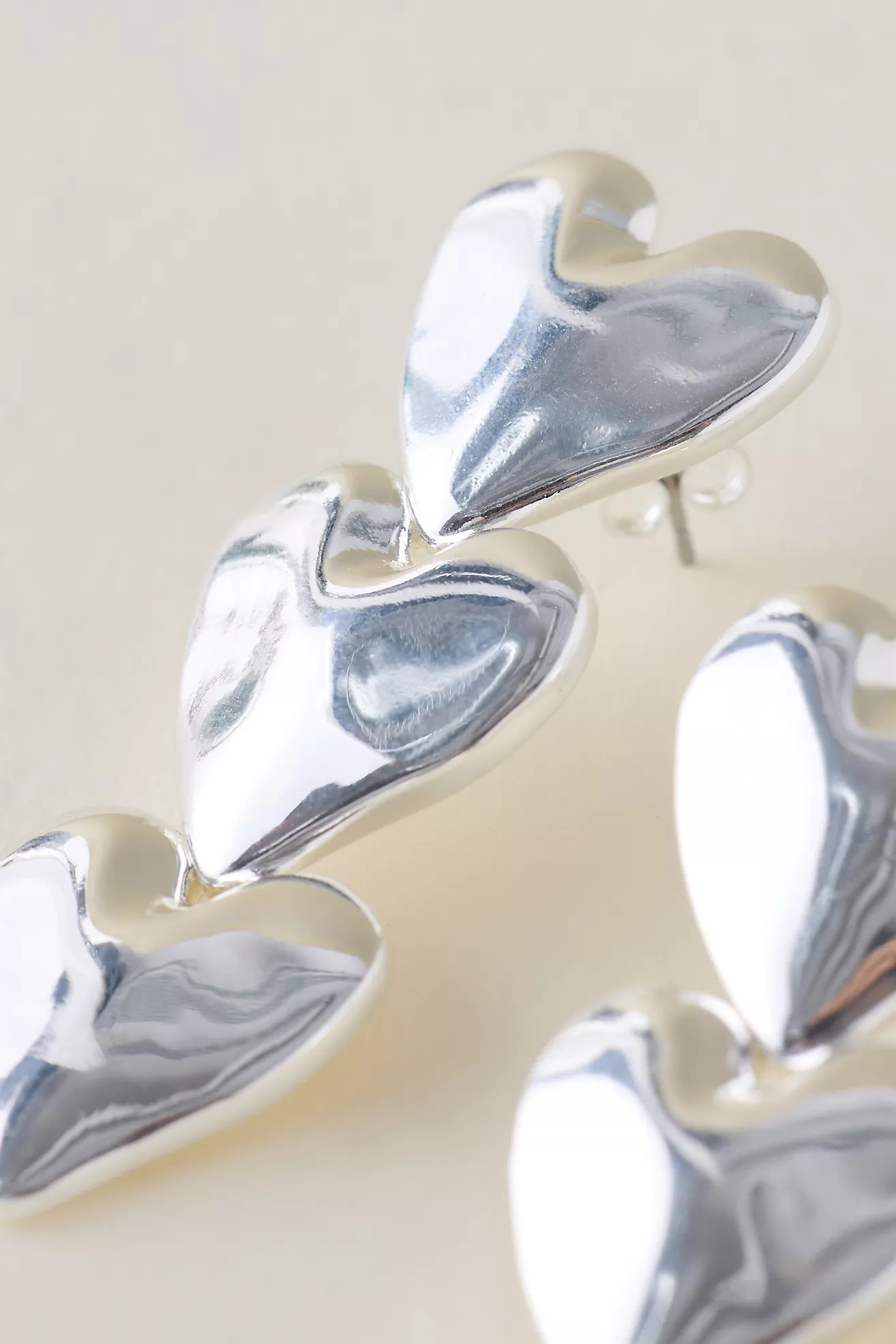 Triple Heart Drop Earrings | Anthropologie (UK)