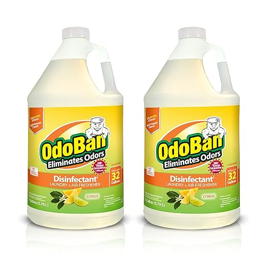 OdoBan Citrus Odor Eliminator and Disinfectant Multipurpose Cleaner Concentrate, 2 Gal, 3.79 Litr... | Amazon (US)