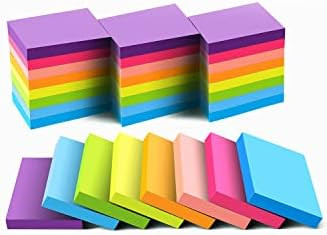 Sticky Notes 1.5x2 Inches, Bright Colors Self-Stick Pads, 24 Pack, 75 Sheets/Pad | Amazon (US)