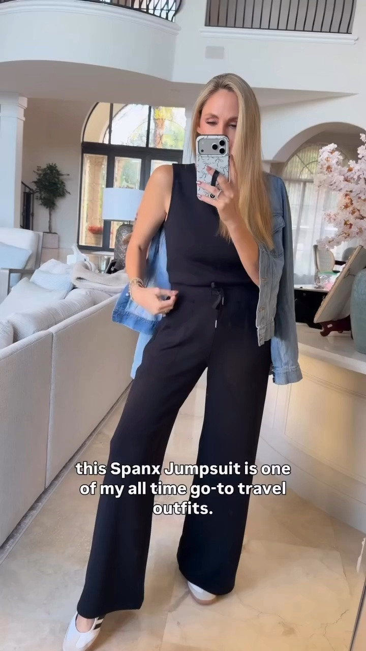 Spanx jumpsuit sale 
Wearing small

#LTKgrwm #LTKootd #LTKOver40