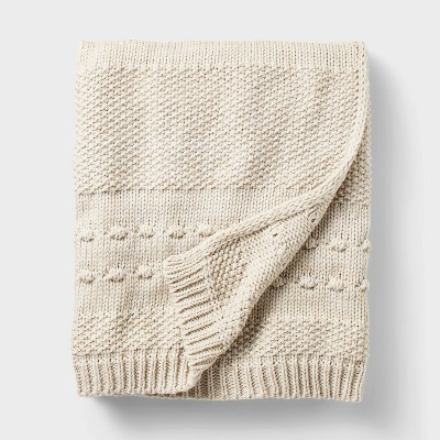 Bobble Striped Knit Throw Blanket - Threshold™ designed with Studio McGee | Target