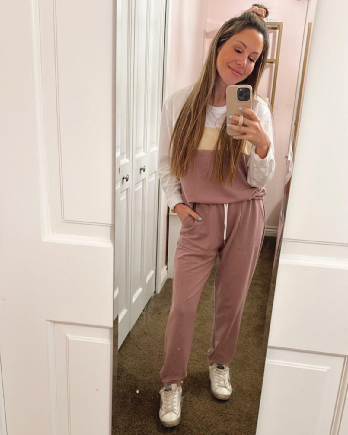 Matching sweat set • Purple sweat set • Two piece set • Jogger set 

#LTKsalealert #LTKSeasonal #LTKU