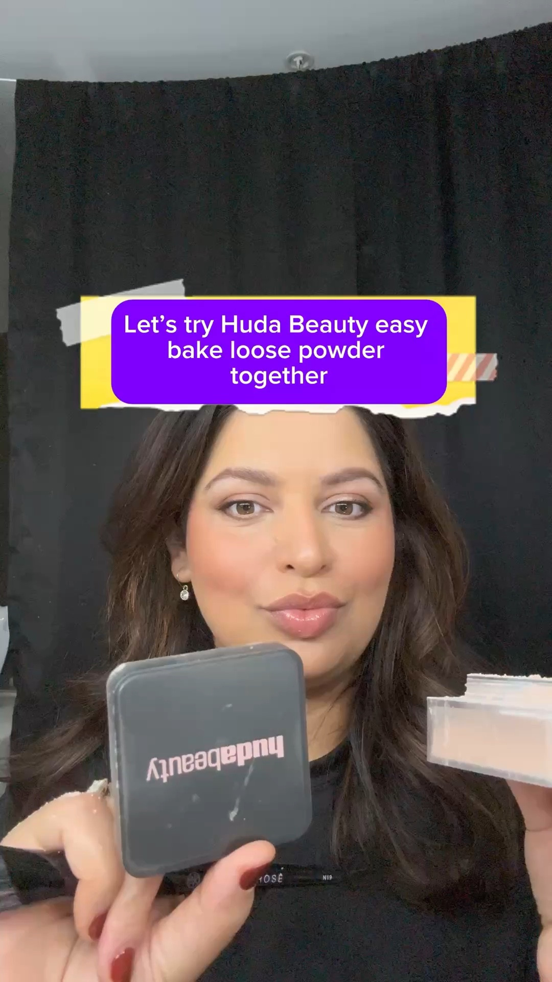 Controls the oil for 10+ hours. 
Huda easy bake loose powder  

#LTKgrwm #LTKselfcare #LTKMothersDay