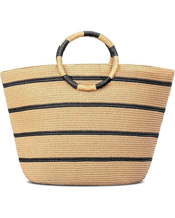 Beach Bags for Women Straw Tote Bag Summer Beach Bag Large Woven Straw Bag for Beach Vacation Hol... | Amazon (US)