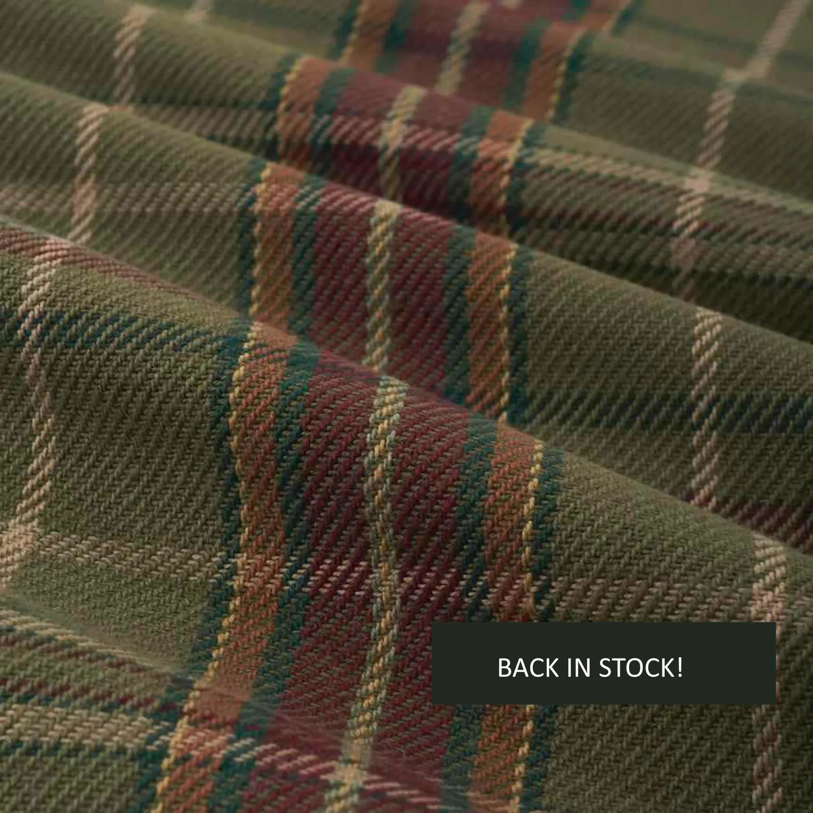 Olive Green Upholstery Fabric - Orange Teal Fabric for Furniture - Multicolored Plaid Fabric  SP ... | Etsy (Global)