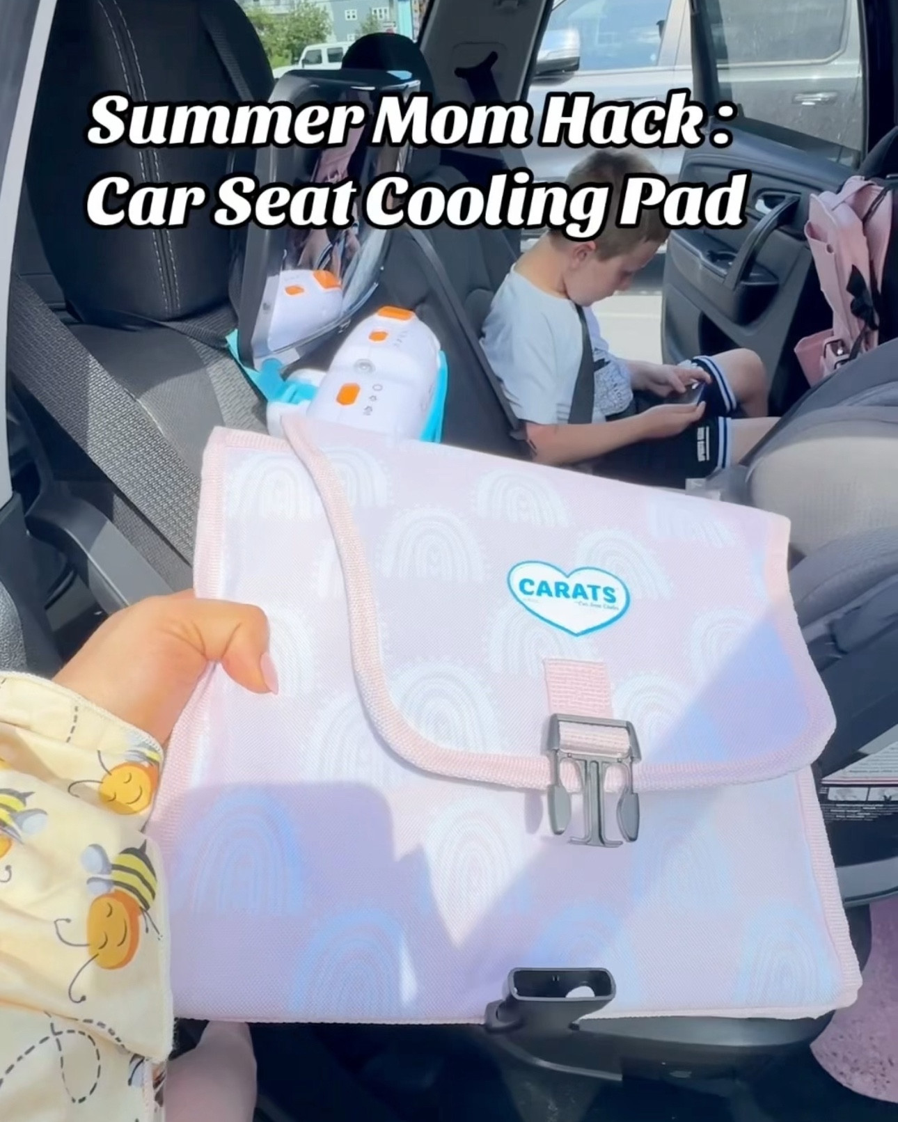 Can’t recommend this enough for my summer time Mamas! So easy to store in the freezer and then into your diaper bag, then just leave on your child’s car seat on those hot days so when you come back to the car it’s nice and cool for them! 

#LTKFamily #LTKBaby #LTKTravel