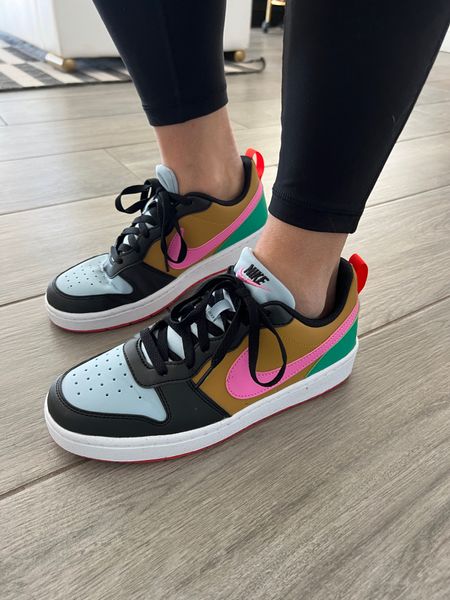 Colorful Nike sneakers I wear a women’s 8 and got these in the big kids 6.5  

Follow my shop @thesensibleshopaholic on the @shop.LTK app to shop this post and get my exclusive app-only content!

#liketkit #LTKshoecrush #LTKSeasonal #LTKstyletip
@shop.ltk
https://liketk.it/4wBqu

#LTKshoecrush #LTKover40