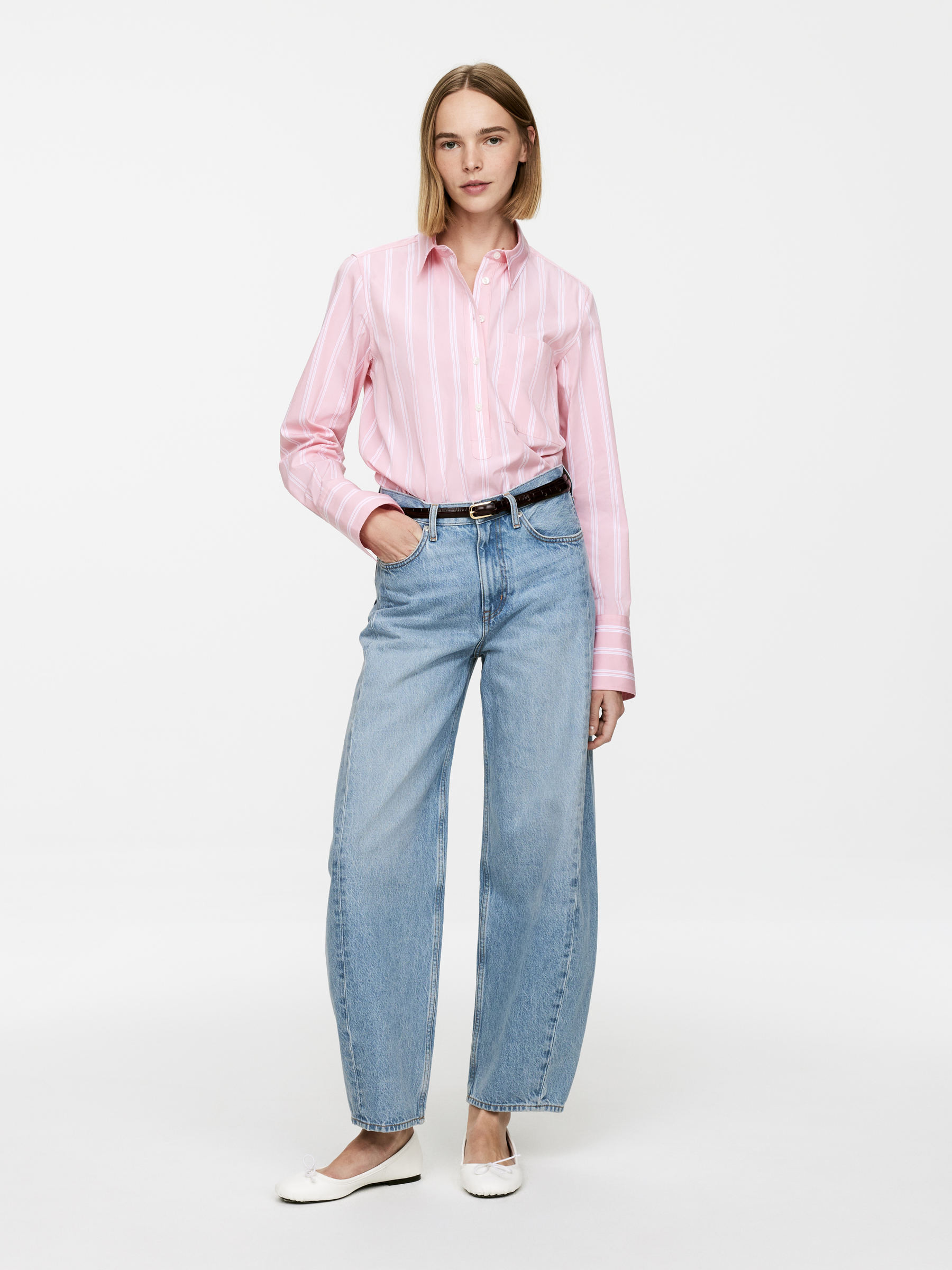 BLOOM Barrel Jeans – Light Blue – Women – ARKET GB | Arket UK